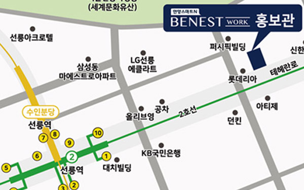 분양홍보관지도